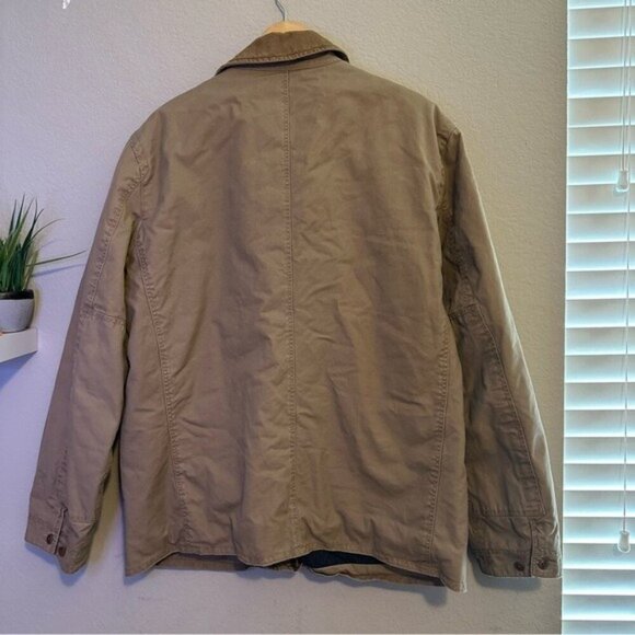 J.Crew Broken-In Barn Jacket Duck Cloth Men’s XL – Tan Utility Chore Coat - Picture 11 of 15